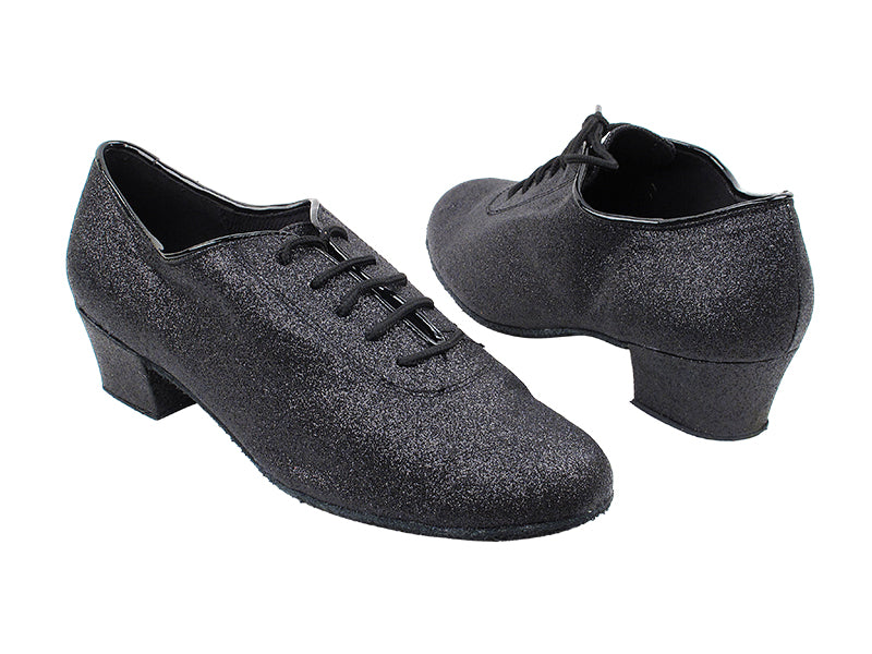 2001 127 Black Stardust with 1.5" Medium Heel in the photo