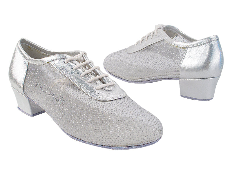 2002 151 Soft Silver_White Mesh with 1.5" Heel (2001) in the photo