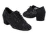 2002 295 Black Velvet_46 Black Flower Mesh with 1.5" Heel (2001) in the photo