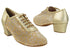 2002 Light Gold Leather & Flower Mesh with 1.5" Medium Heel in the photo