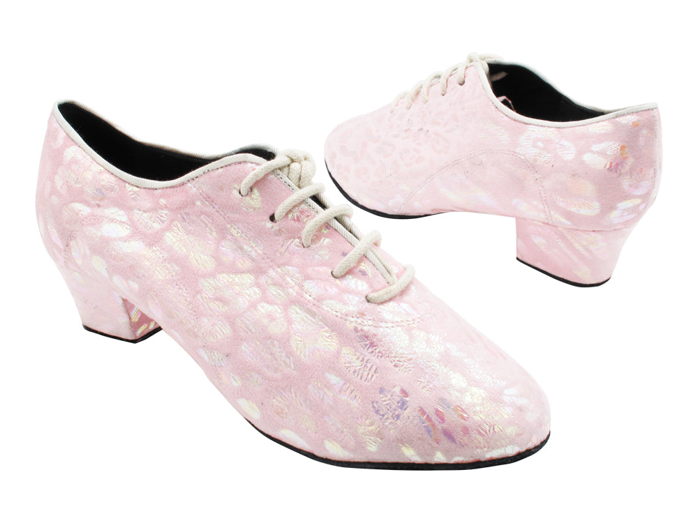 2003LEDSS-Split Pink Iridescent Seashells with 1.5" Heel (2001) in the photo