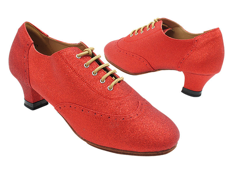 2008DB 07 Red Stardust with 1.5" Medium Heel (3G09) in the photo