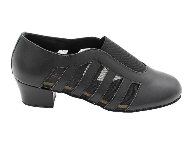 2010 Black Leather & Black Mesh with 1.5" Medium heel in the photo
