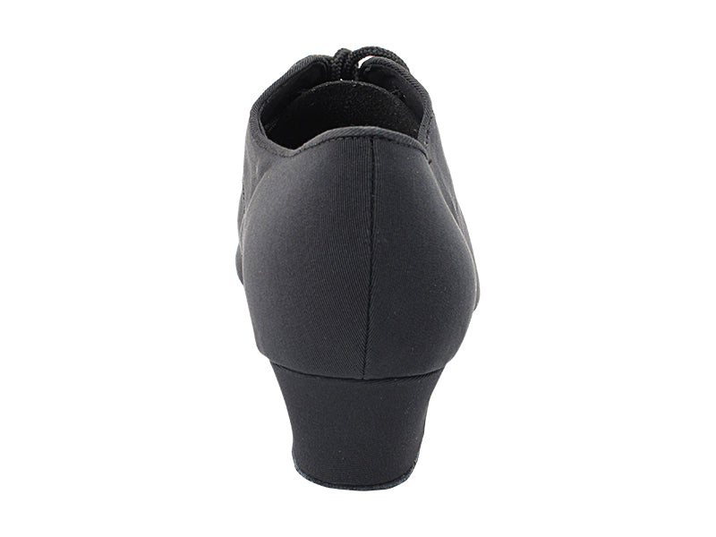 2301 Black Spandex with 1.5" Latin Heel in the photo