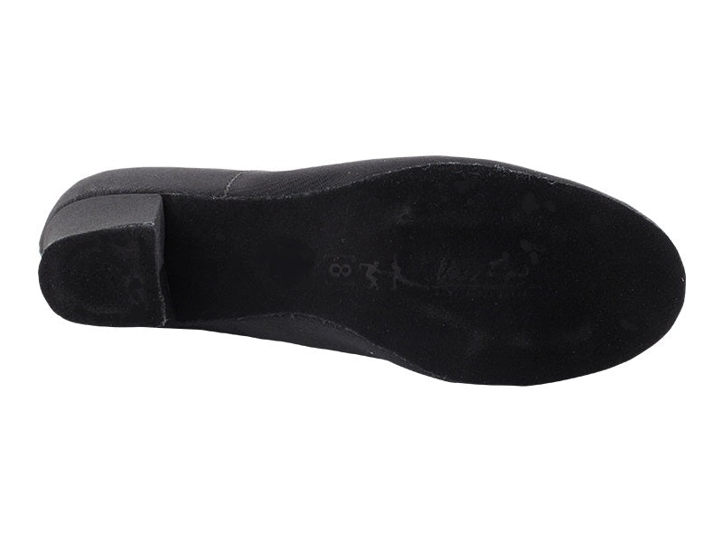 2301 Black Spandex with 1.5" Latin Heel in the photo