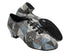 2303LEDSS Split Sole 107 Grey Geometric PU with Men 1.5" Latin Heel in the photo