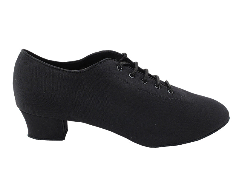 2303LEDSS Split Sole Black Spandex with 1.5" Latin Heel in the photo