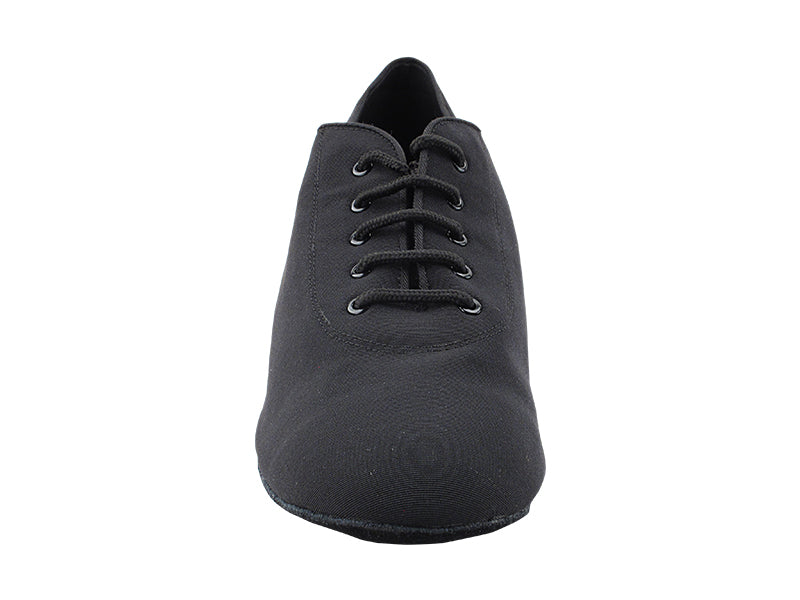 2303LEDSS Split Sole Black Spandex with 1.5" Latin Heel in the photo