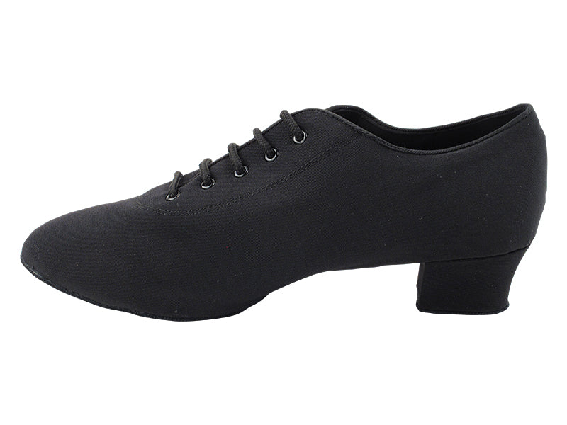 2303LEDSS Split Sole Black Spandex with 1.5" Latin Heel in the photo