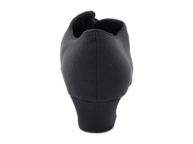 2303LEDSS Split Sole Black Spandex with 1.5" Latin Heel in the photo