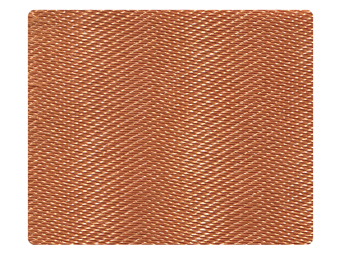 231 Dark Tan Satin Fabric Swatch