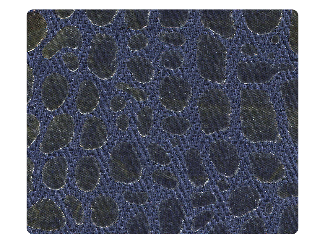 237 Blue Print Fabric Swatch