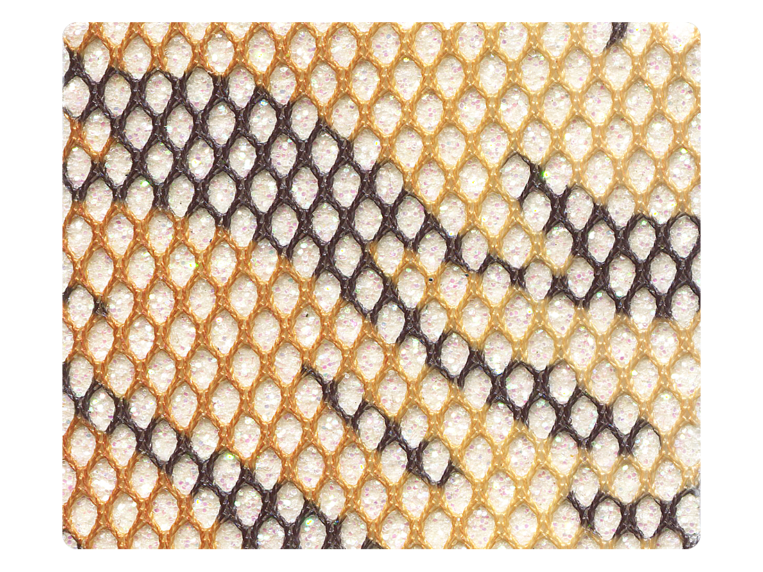 240 Cheetah Sparklenet Fabric Swatch