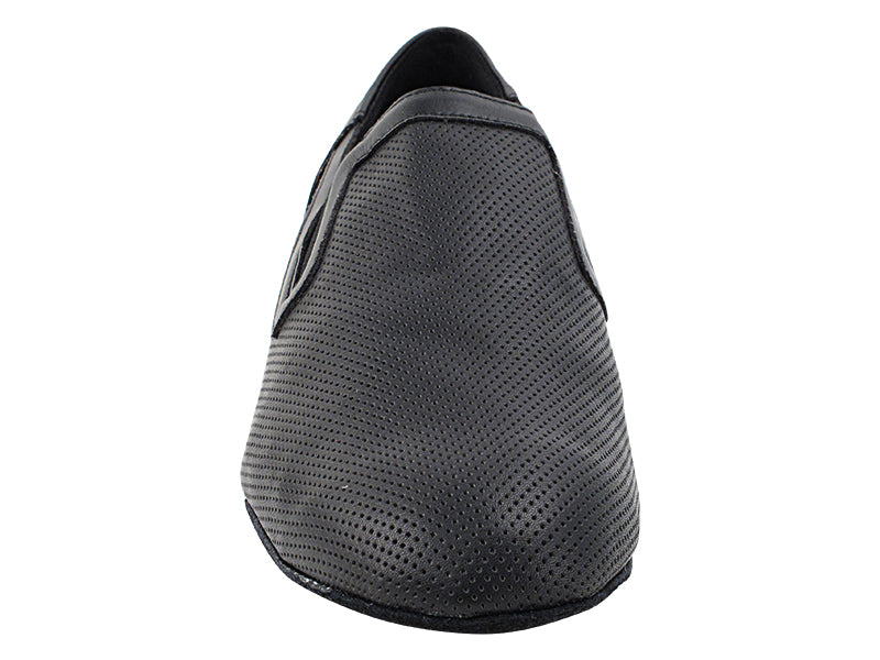 2506LEDSS Black Perforated Leather with 1" Standard Heel in the photo