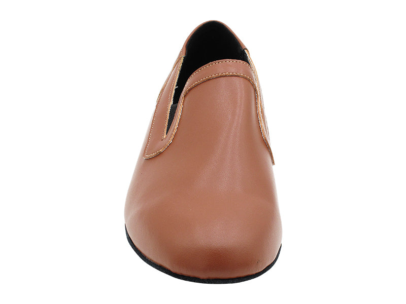 2506LEDSS Coffee Brown Leather with 1" Standard Heel in the photo