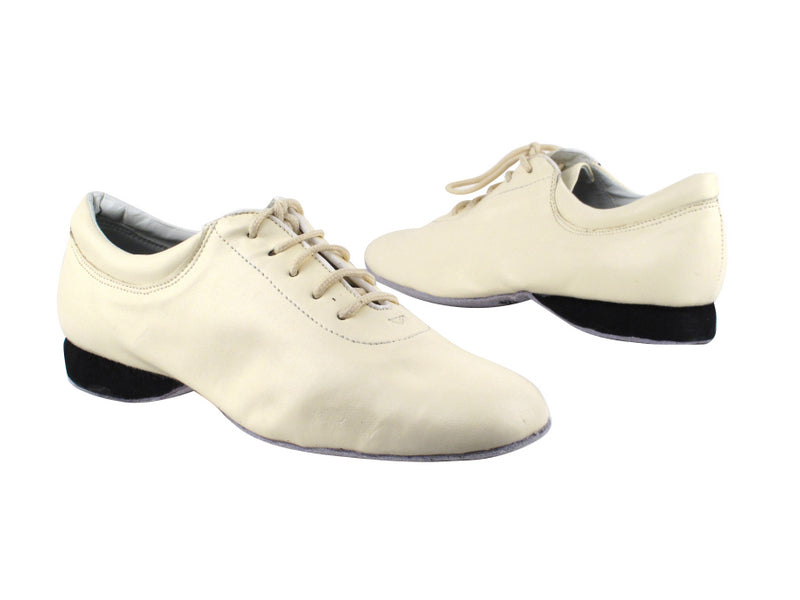 2601 Creamy White Leather with 0.5"Eva Heel in the photo