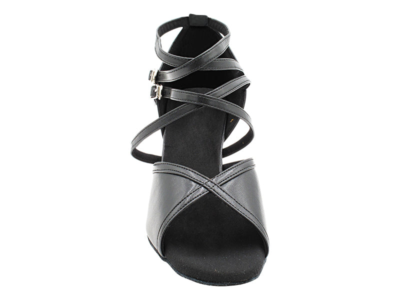 2630LEDSS Black Leather with 2" MEDIUM HEEL (035) in the photo
