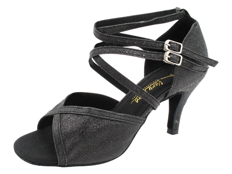 2630LEDSS Black Stardust with 2.75" STILETTO HEEL (385) in the photo