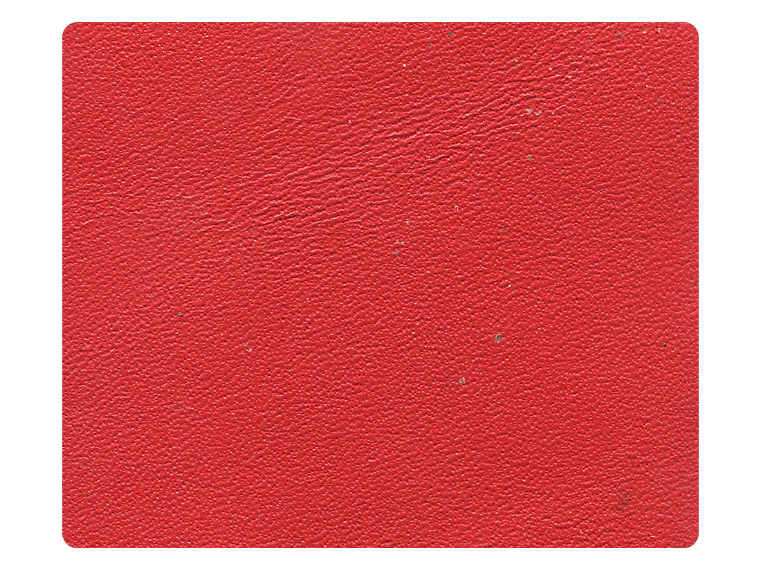 266 Red Leather Fabric Swatch