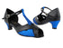 2703 234 Blue Stardust_H_Black Leather_B_T with 1.3" Heel in the photo
