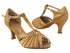 2707 Brown Satin with 2.5" Heel (2899) in the photo