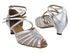 2719DX 151 Soft Silver PU_52 White Mesh with 1.3" Cuban Heel (387) in the photo