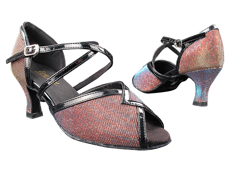 2721 Blue Illusion & Black Patent Trim with 2.5" Heel (2899) in the photo