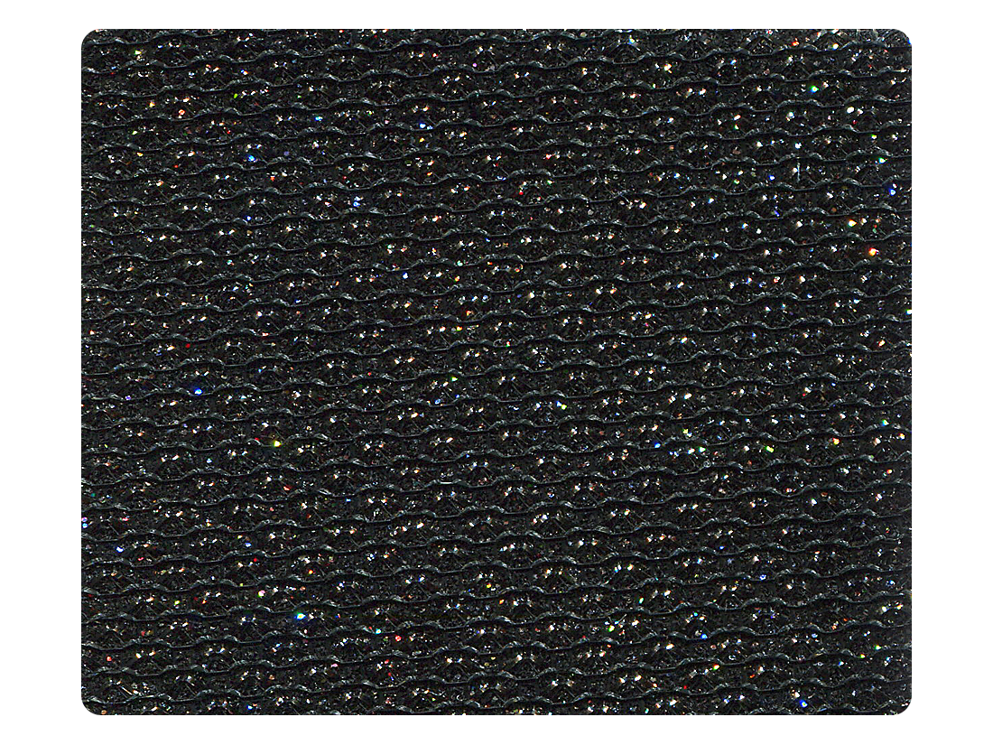 273 Black Glitter Fabric Swatch