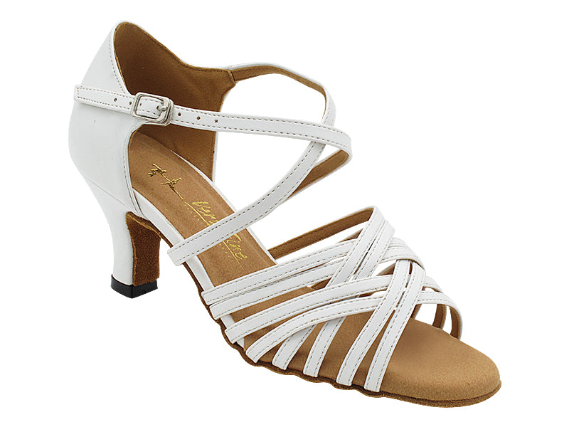 2784LEDSS White Leather with 2.5" Heel (2899) in the photo