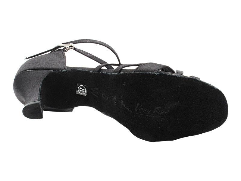 2849W Black Satin (wide fit) with 2.5" Heel (2899) in the photo