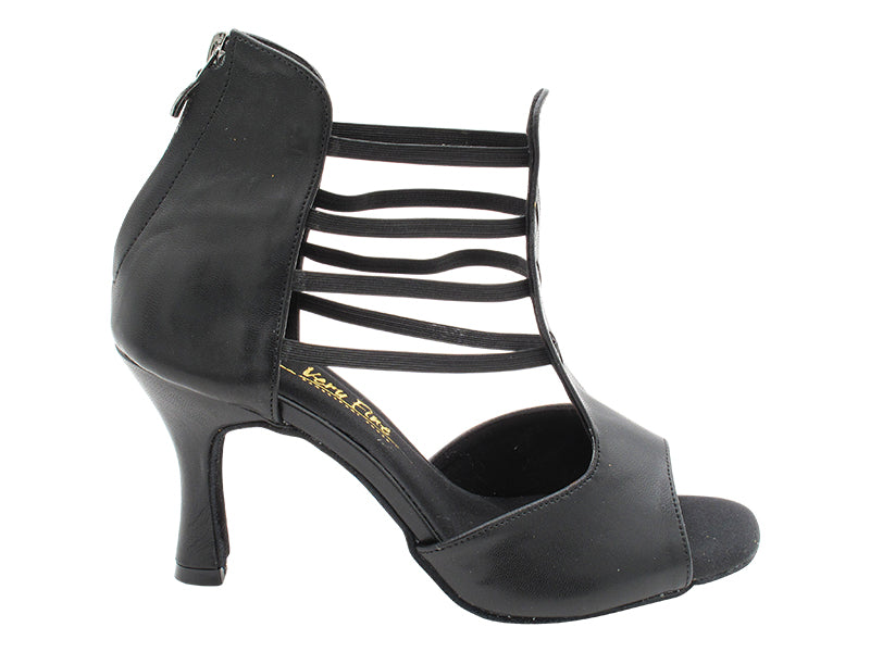 2852LEDSS Black Leather with 3" Heel (6812) in the photo