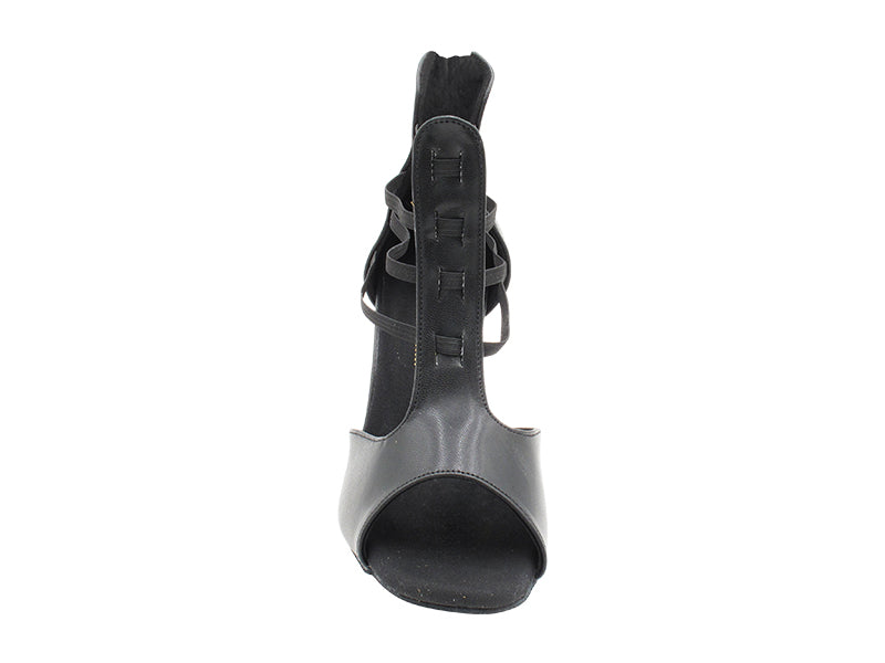 2852LEDSS Black Leather with 3" Heel (6812) in the photo