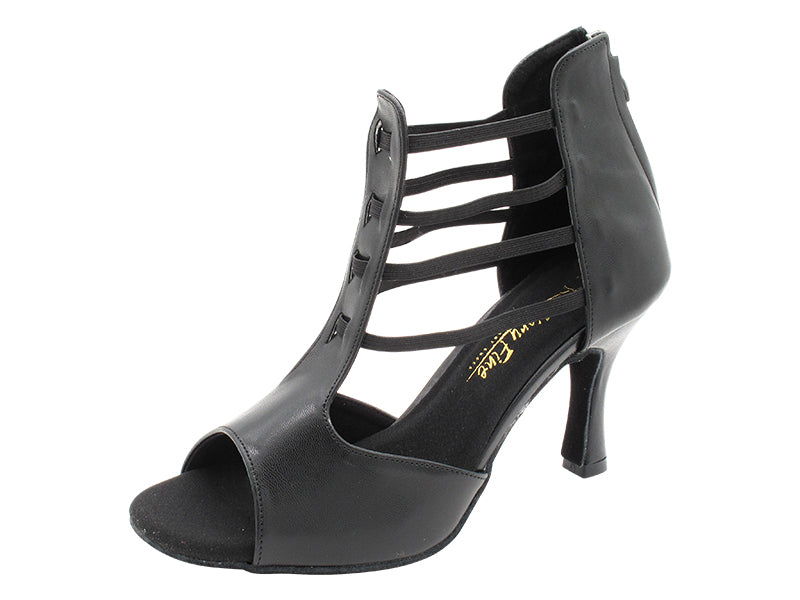 2852LEDSS Black Leather with 3" Heel (6812) in the photo