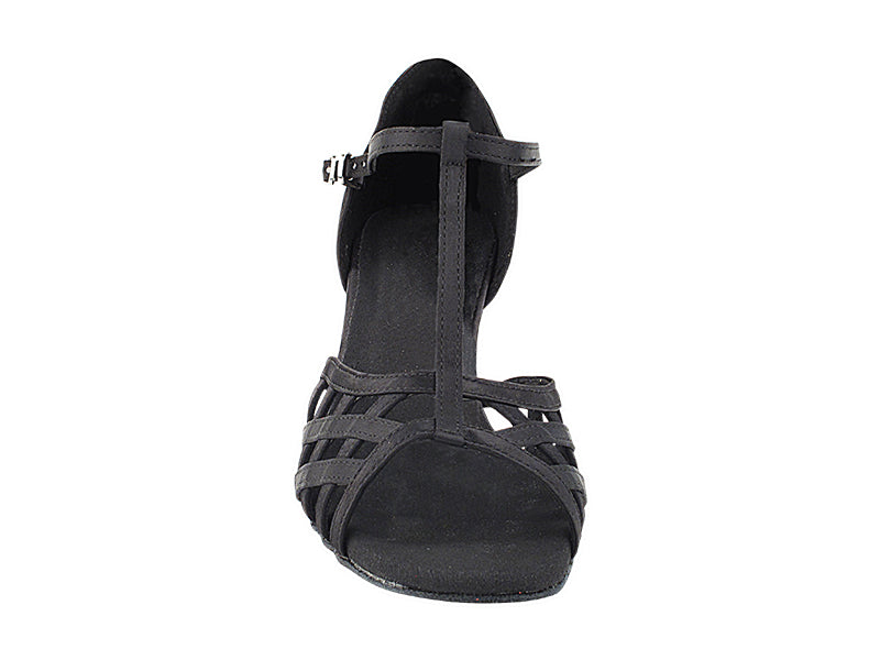 2891LEDSS Black Satin with 2.5" Heel (2899) in the photo