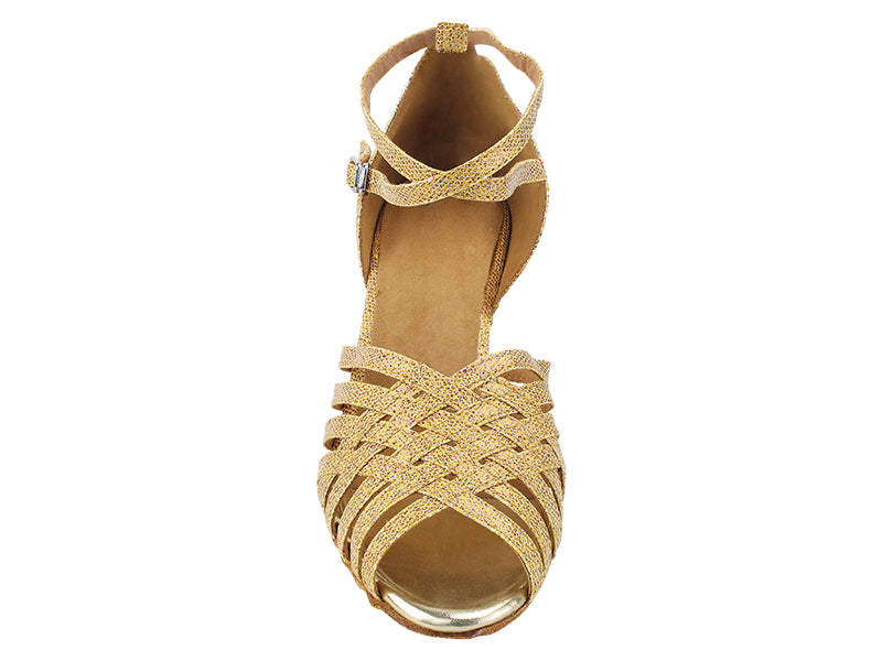 2912LEDSS Gold Scale with 3.5" STILETTO HEEL (575) in the photo