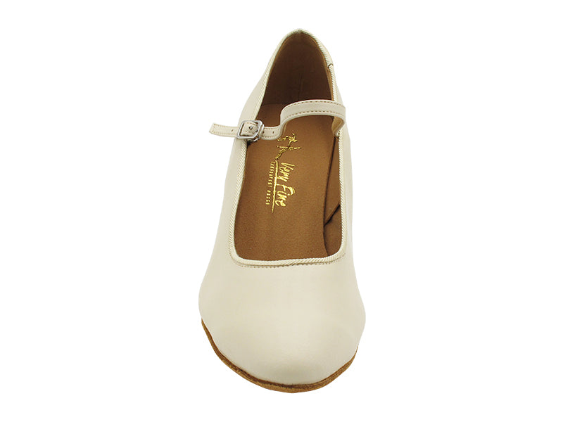 3008 Light Beige Leather with 2.5" Heel (2899) in the photo