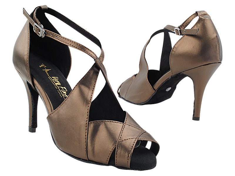 3030LEDSS 059 Copper PU with 3.5" Stiletto Heel (575) in the photo