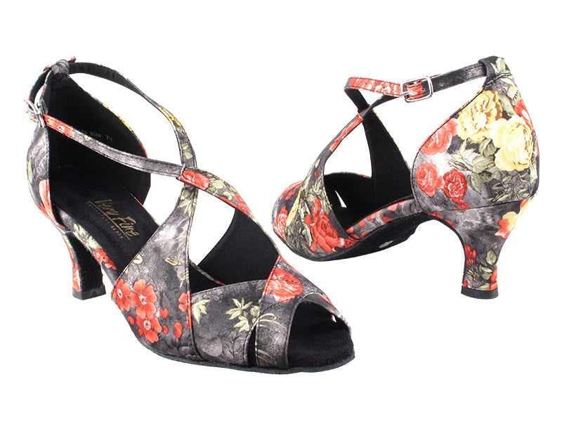 3030LEDSS Yellow_Red Flower with 2.5" Low heel (2899) in the photo