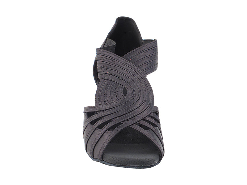 3032LEDSS Black Satin with 2.5" Low Heel (2899) in the photo