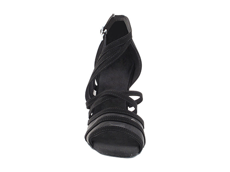 3035LEDSS Black Nubuck & Black Mesh with 3" Heel (6812) in the photo