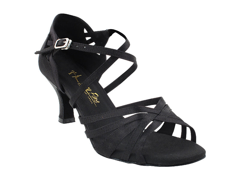 3037LEDSS Black Satin with 2.5" Heel (2899) in the photo