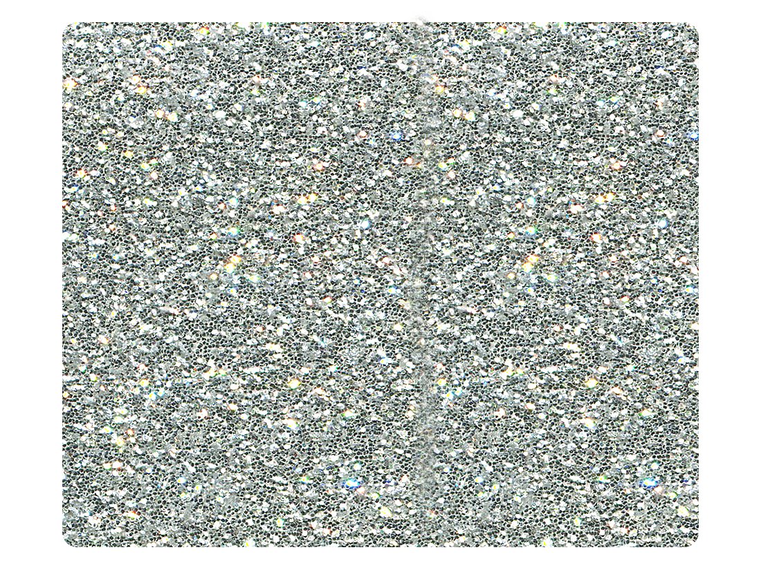 30 Silver Stardust Fabric Swatch