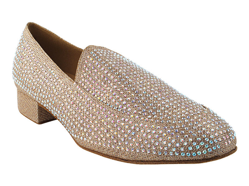 3528Bling Champagne Glitter with Men 1" Standard Heel (2002) in the photo
