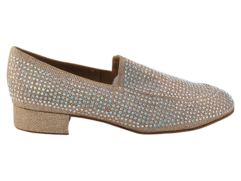 3528Bling Champagne Glitter with Men 1" Standard Heel (2002) in the photo