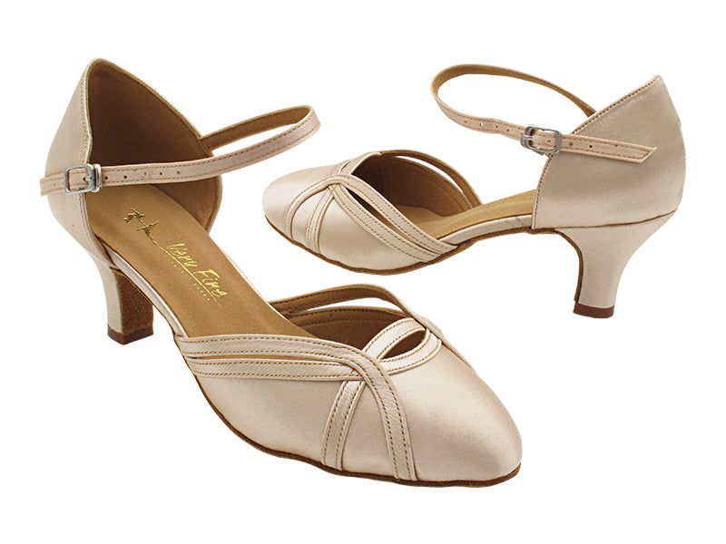 3540LEDSS 123 Flesh Satin with 2.5" Heel (2899) in the photo