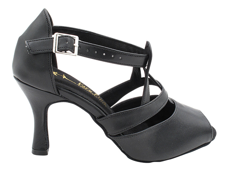 3758LEDSS Black Leather with 3" Heel (6812) in the photo
