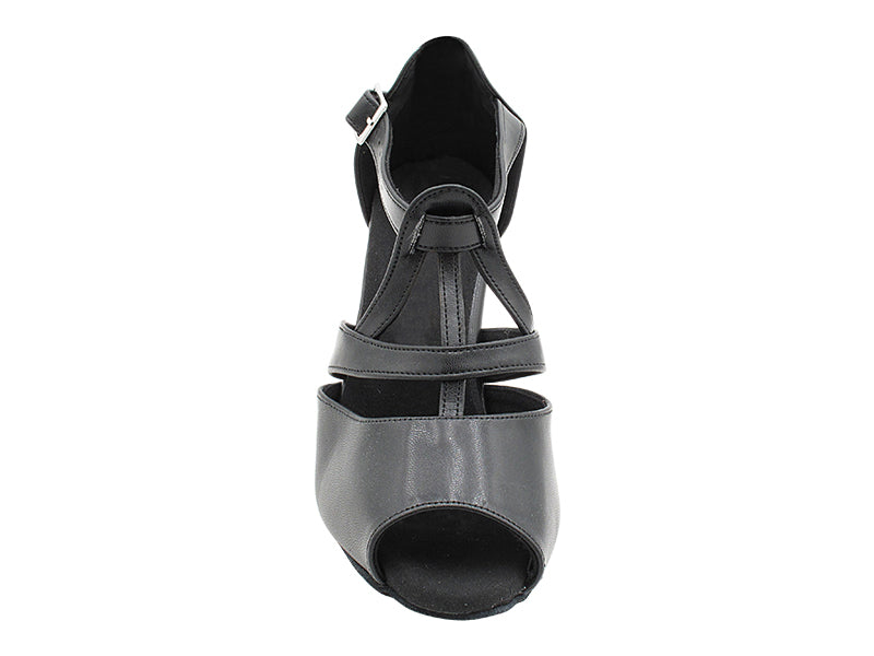 3758LEDSS Black Leather with 3" Heel (6812) in the photo