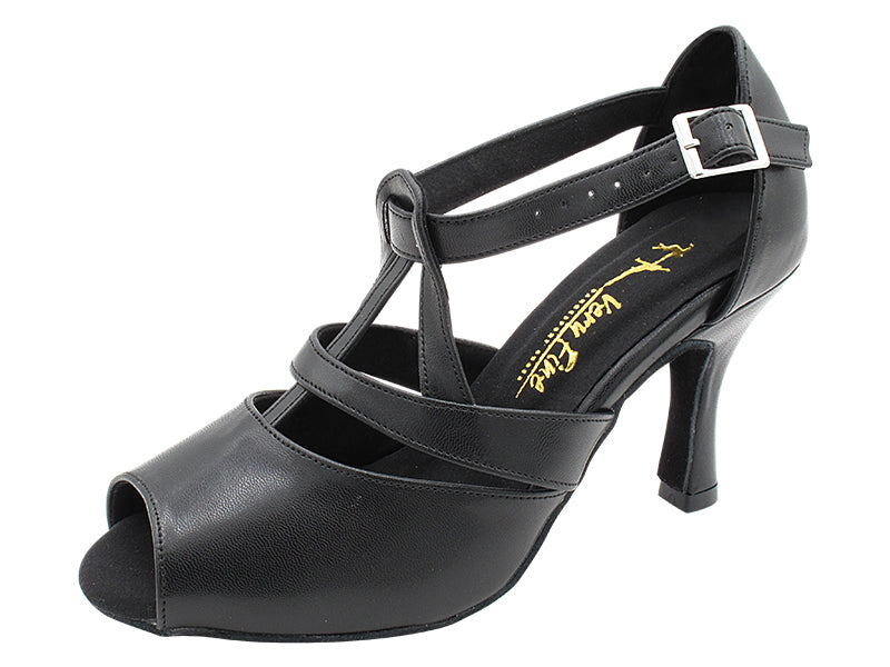 3758LEDSS Black Leather with 3" Heel (6812) in the photo