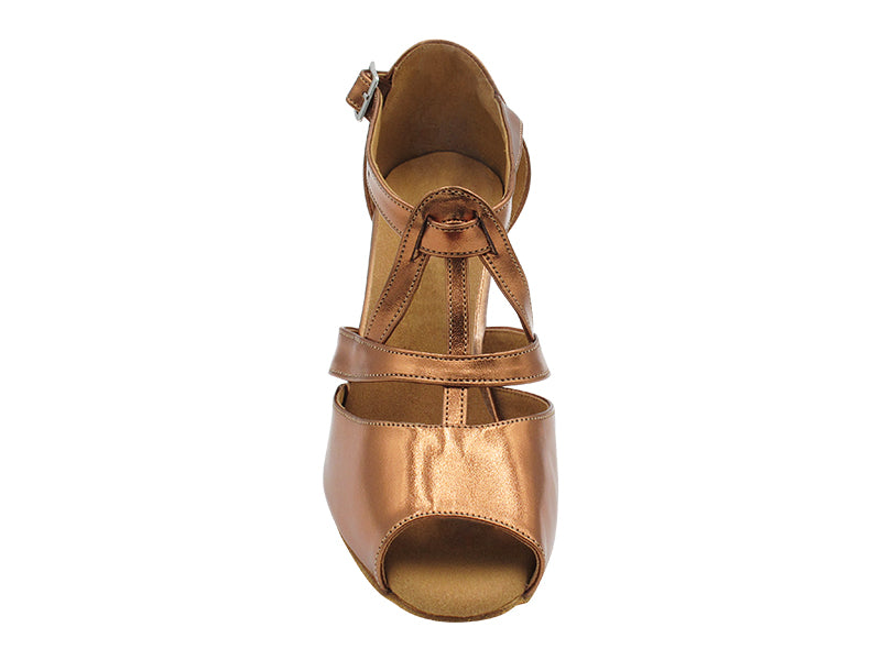 3758LEDSS Dark Tan Copper Leather with 3" Heel (6812) in the photo