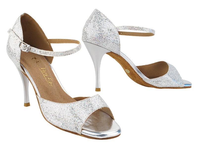 3904LEDSS Silver Scale with 3.5" Stiletto Silver Heel (TG1) in the photo